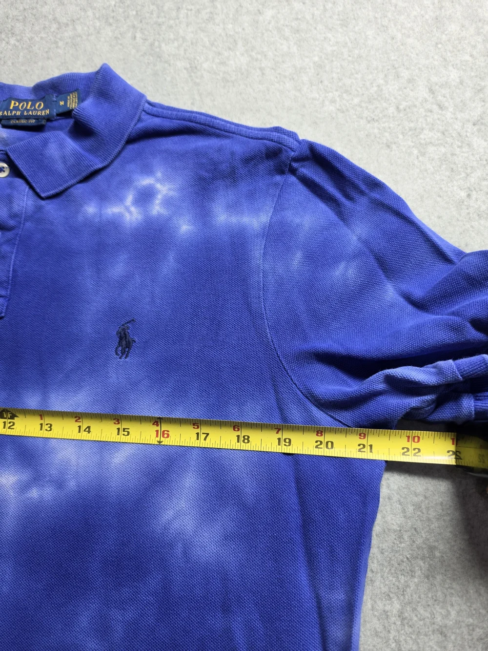 Ralph Lauren Blue Tie-Dye Polo Shirt